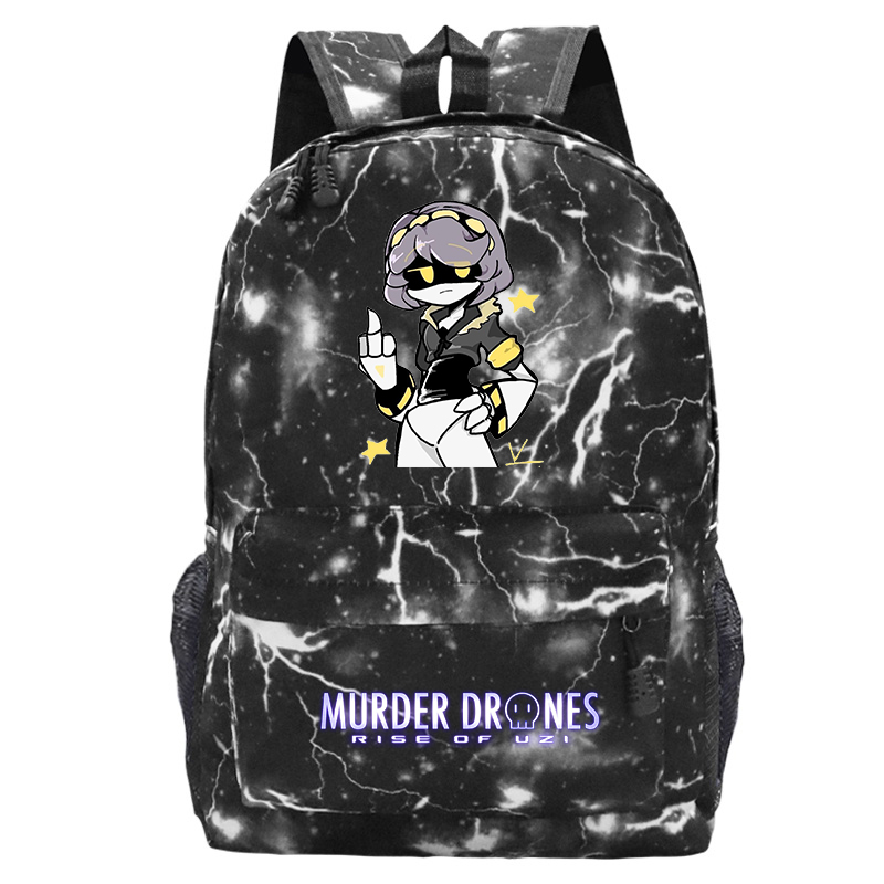 Embroidery Letter N - Zaino scolastico Anime Murder Drones, zaino