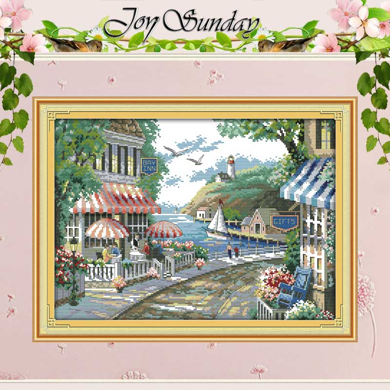 Embroidery X Pattern - The Seaside Cafe Patterns contati Set