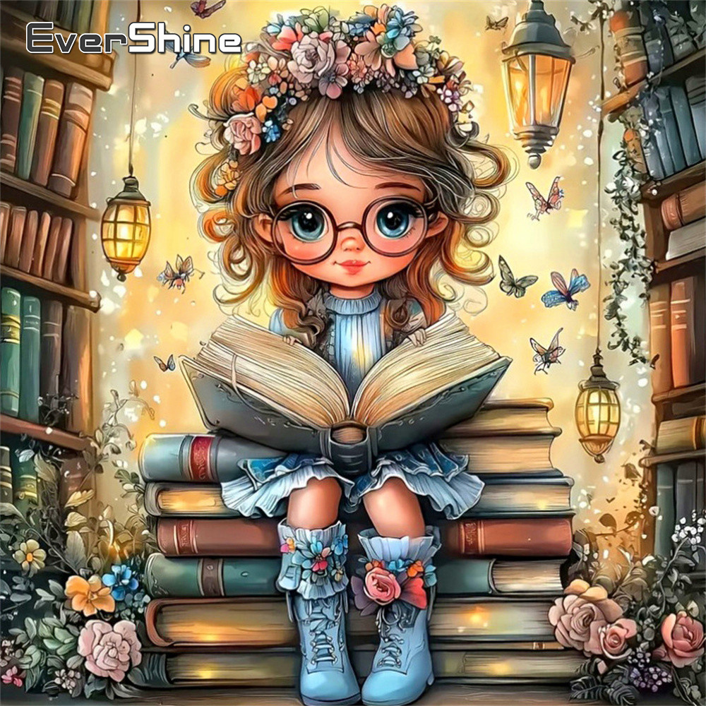 Embroidery X Pattern - Evershine Kit punto croce stampato Ritratto
