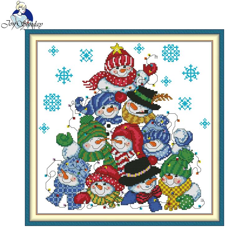 Embroidery X Pattern - Kit Punto Croce JoySunday con Motivo