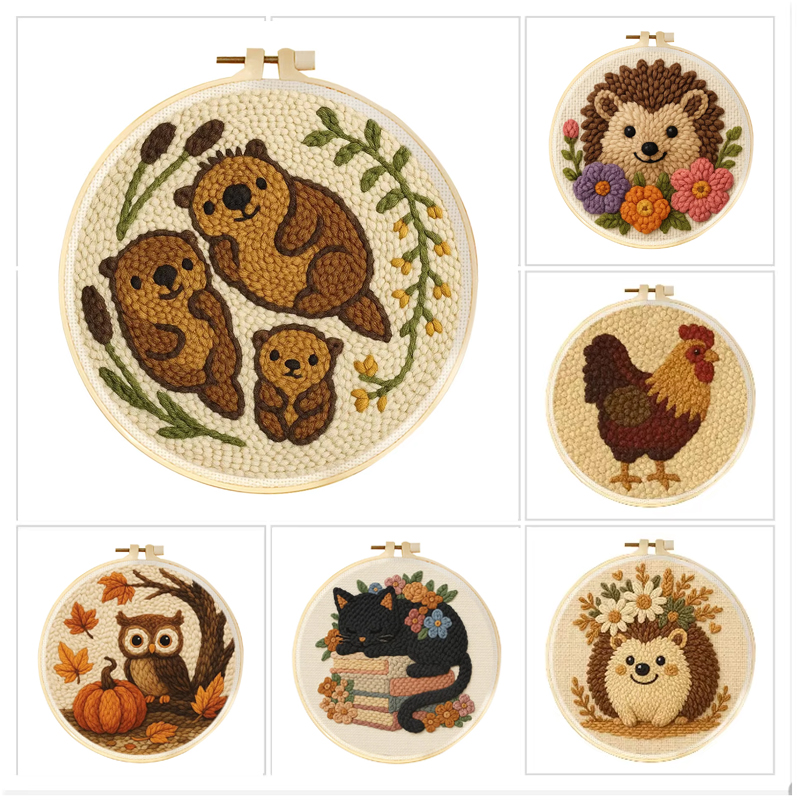 Embroidery Converter - Kit per ricamo con ago punzonatore