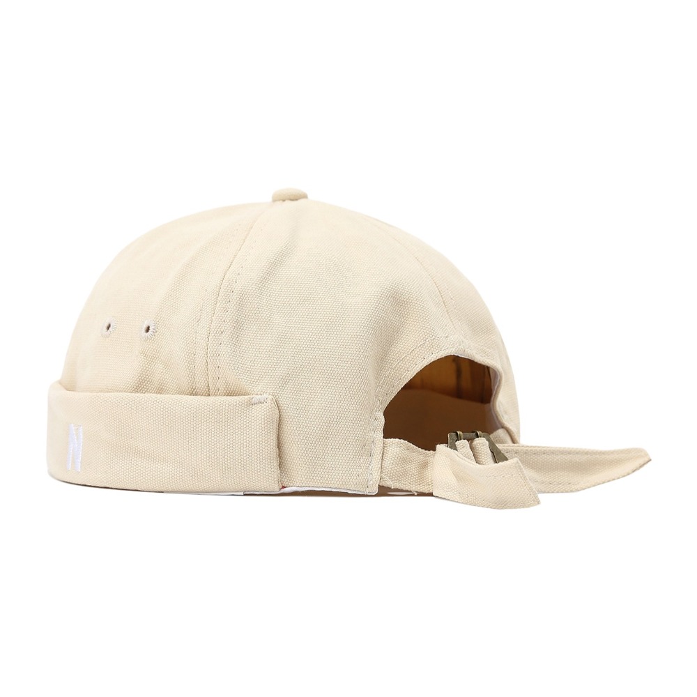 Embroidery Letter N - Cappello Senza Visiera in Cotone con