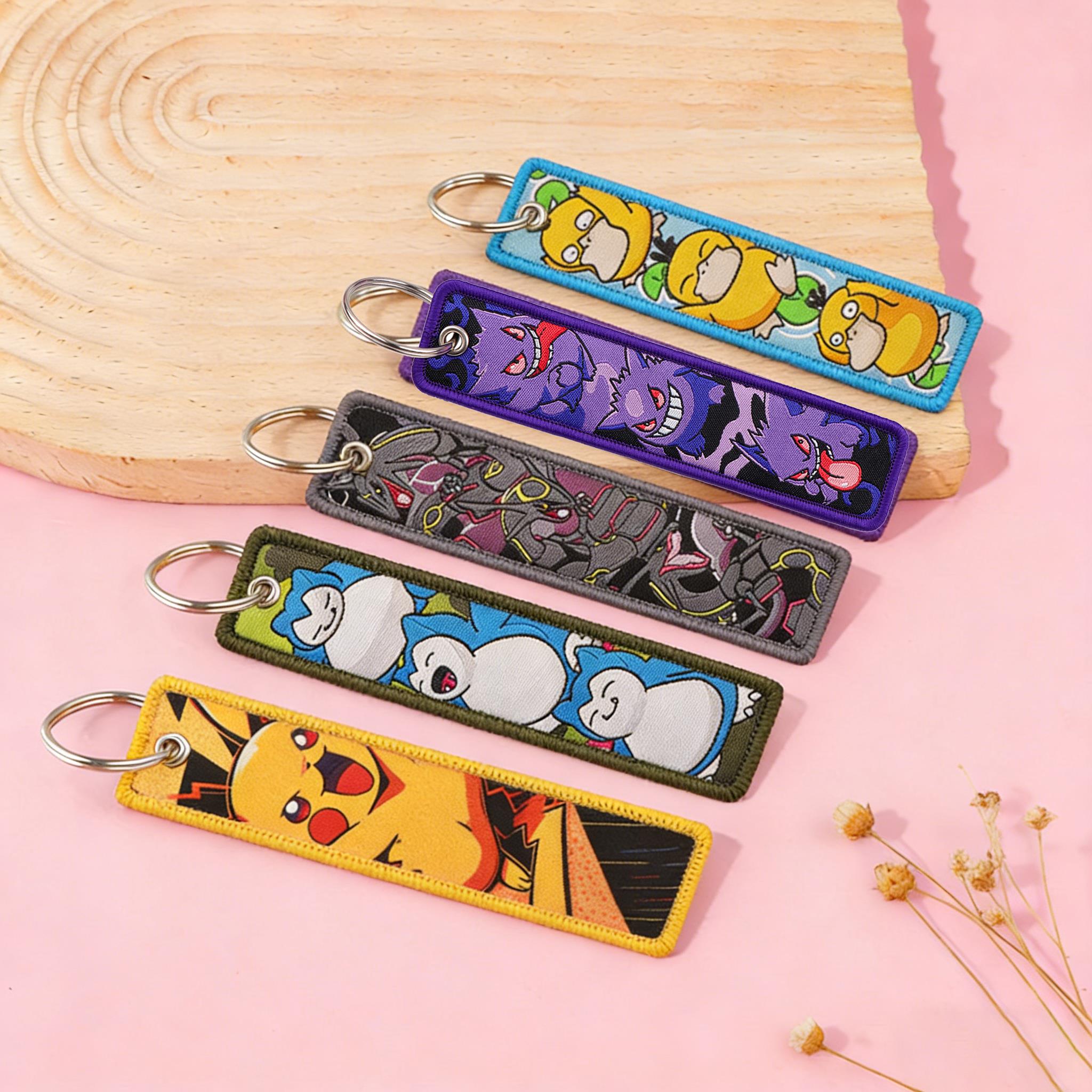Embroidery Keychain - Portachiavi Ricamato a Forma di Anatra
