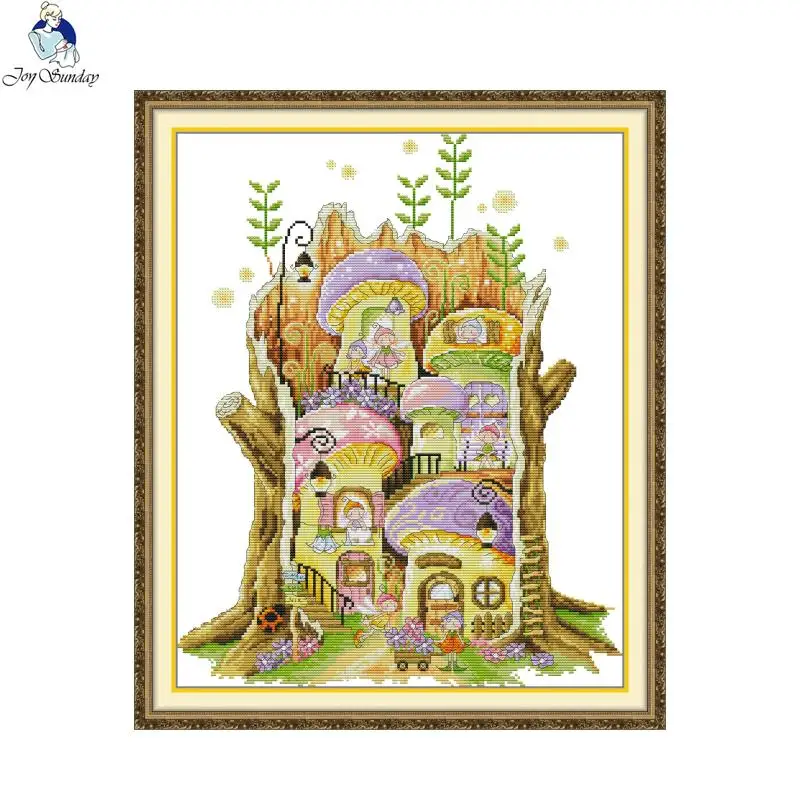 Embroidery X Pattern - Joy Sunday Casa delle fate Modello