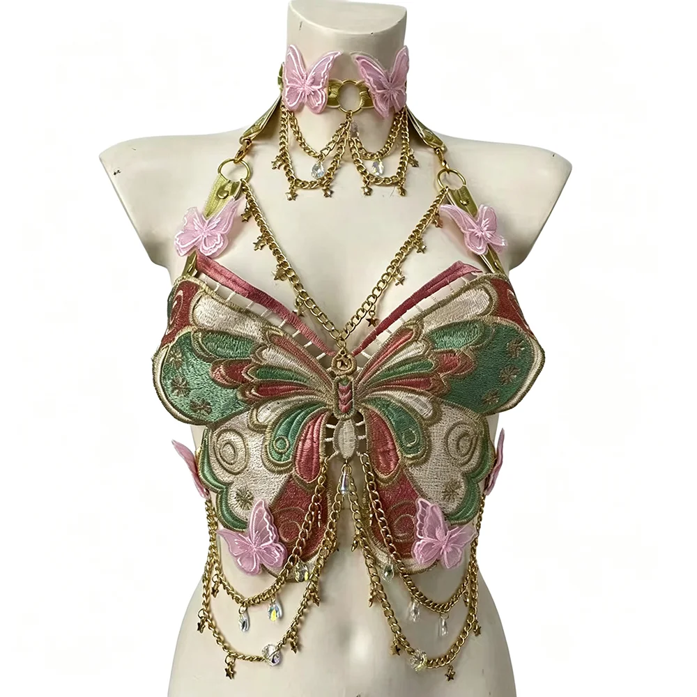 Top Corto da Donna con Ricamo  - Embroidery Gold recensione e prezzo