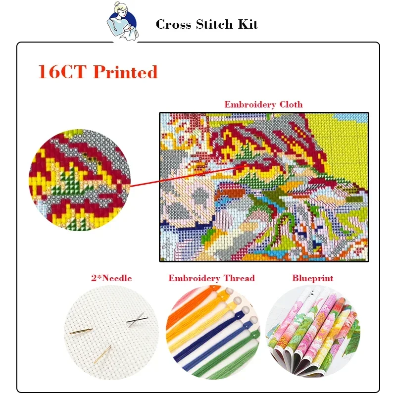 Kit Punto Croce JoySunday con  - Embroidery X Pattern recensione e prezzo