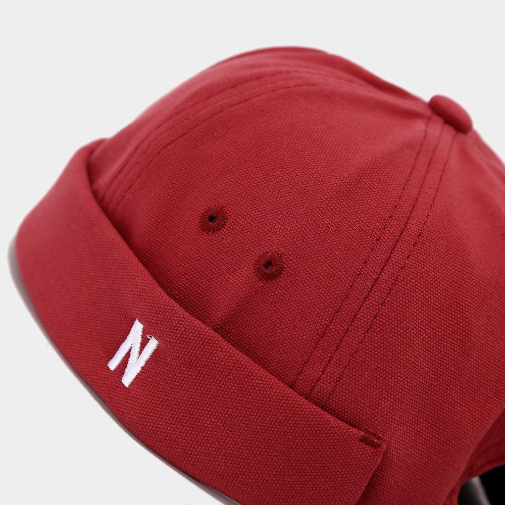 Cappello Senza Visiera in Coto - Embroidery Letter N recensione e prezzo