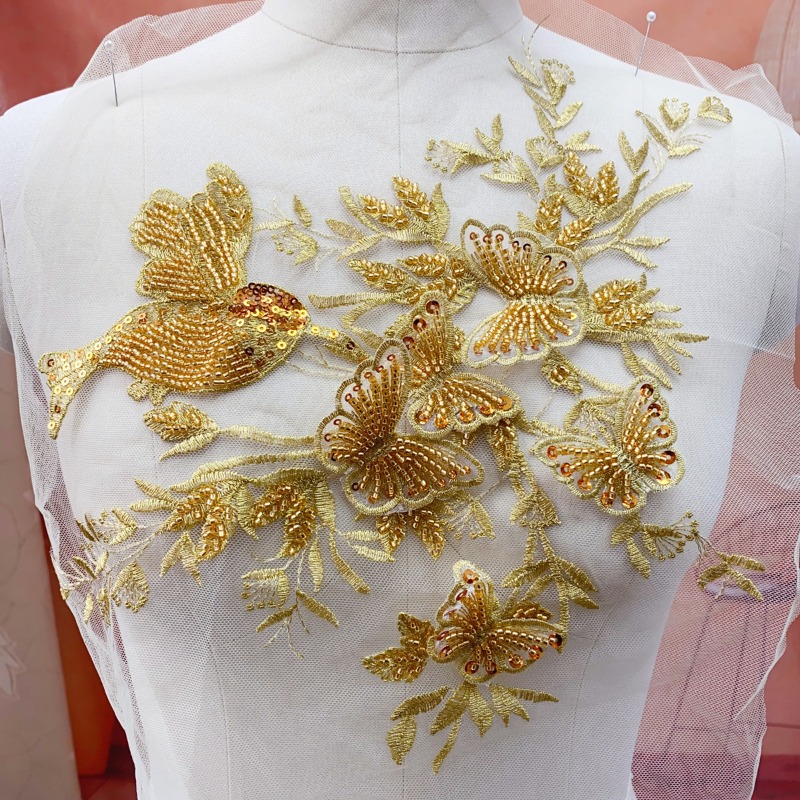 Raffinata Applicazione in Pizz - Embroidery Gold recensione e prezzo