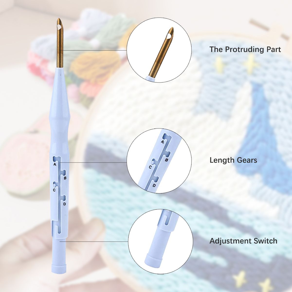 Kit Fai-da-te Punch Needle con - Embroidery Converter recensione e prezzo