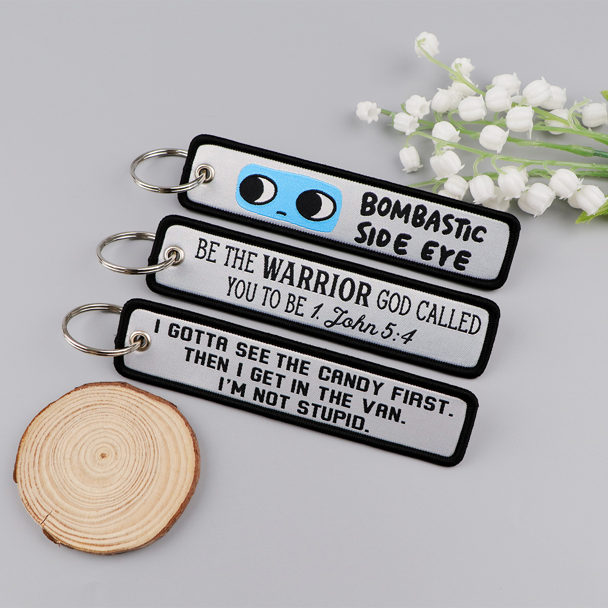Portachiavi con Citazioni Ispi - Embroidery Keychain recensione e prezzo