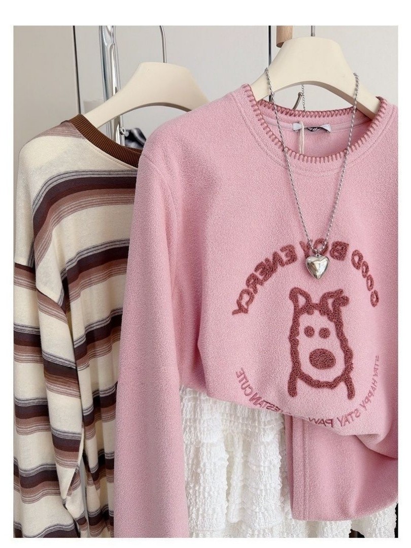 T-shirt Oversize Coreana con R - Embroidery Letter N recensione e prezzo