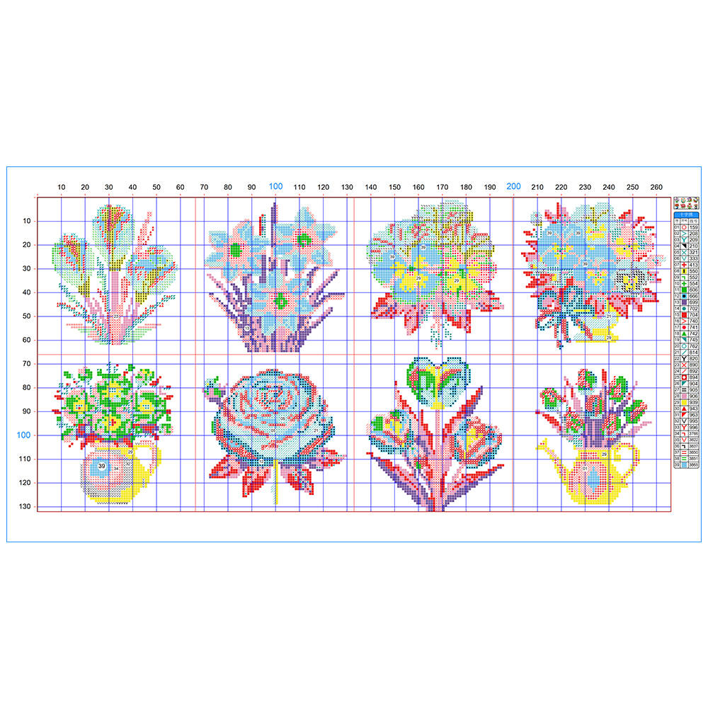 Evershine Set di 8 Mini Vasi c - Embroidery X Pattern recensione e prezzo