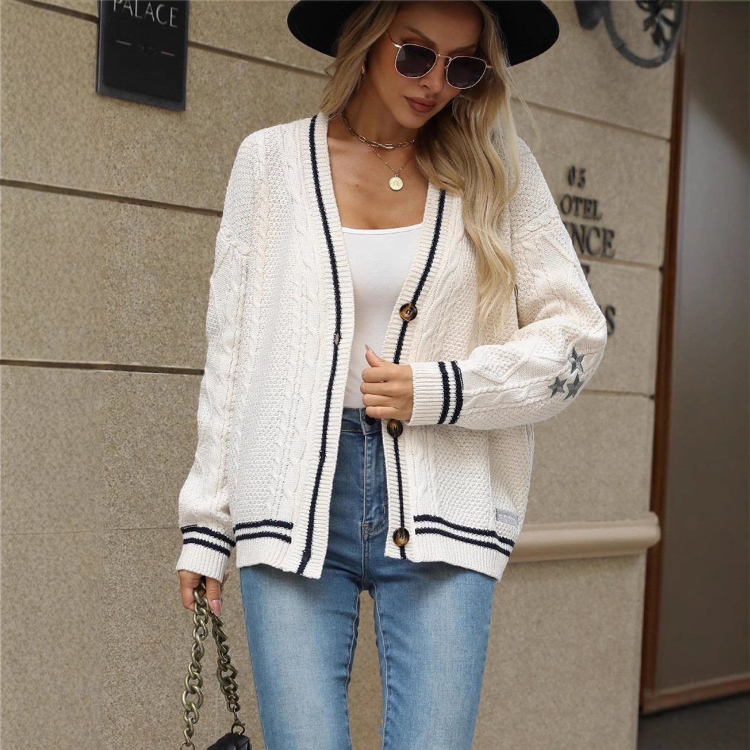 Cardigan Vintage da Donna in M - Embroidery Letter N recensione e prezzo